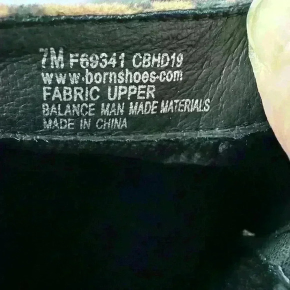 Born Reno Velvet Leopard Print Slip On Ankle Bootie Size 7M - Picture 10 of 11